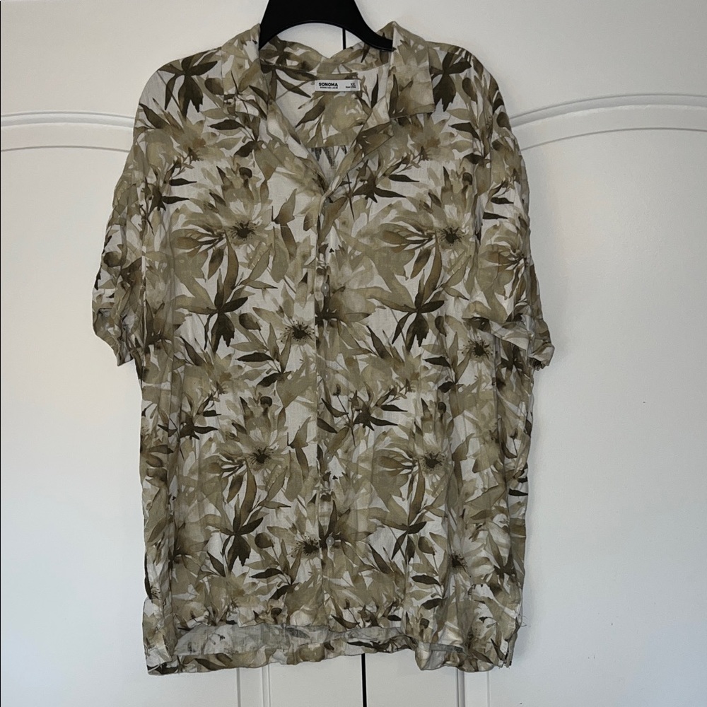 Floral Button-Up Shirt